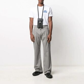Off-White Men’ s SS21 Gray Long Pants/Trousers