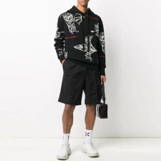 Off-White Men’ s SS21 Intarsia Knit Black