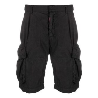 Off-White Men’ s SS21 Logo Cargo Black Shorts