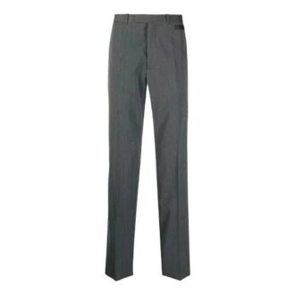 Off-White Men’ s SS21 Logo Gray Long Pants/Trousers