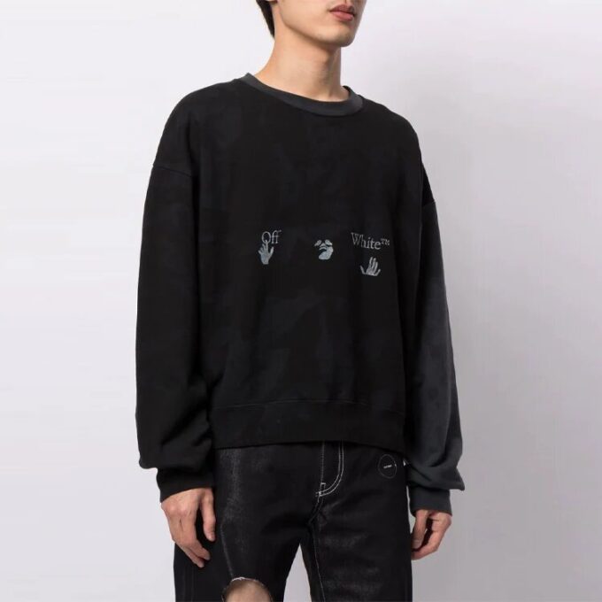 Off-White Men’ s SS21 Logo Printing Black