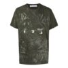 Off-White Men’ s SS21 Logo Short Sleeve Green T-Shirt