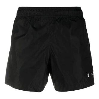 Off-White Men’ s SS21 Logo Shorts Black