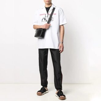 Off-White Men’ s SS21 Logo Sports Pants/Trousers/Joggers Black