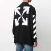 Off-White Men’ s SS21 Mona Lisa Pattern Pullover Black