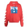 Off-White Men’ s SS21 Mona Lisa Photo Printing Red