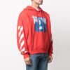 Off-White Men’ s SS21 Mona Lisa Photo Printing Red