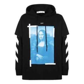 Off-White Men’ s SS21 Mona Lisa Printing Black