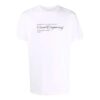 Off-White Men’ s SS21 Painting Pattern Round Neck Short Sleeve White T-Shirt