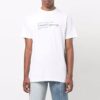 Off-White Men’ s SS21 Painting Pattern Round Neck Short Sleeve White T-Shirt