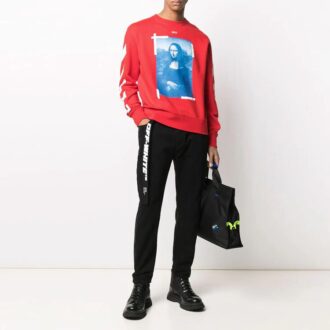 Off-White Men’ s SS21 Pattern Printing Red