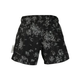 Off-White Men’ s SS21 Printing Black Pants