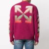 Off-White Men’ s SS21 Printing Pattern Knit Red