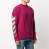 Off-White Men’ s SS21 Printing Pattern Knit Red