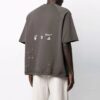 Off-White Men’ s SS21 Short Sleeve Ordinary Version Gray T-Shirt