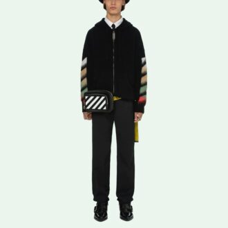 Off-White Men’ s SS21 Suede Stripe Black