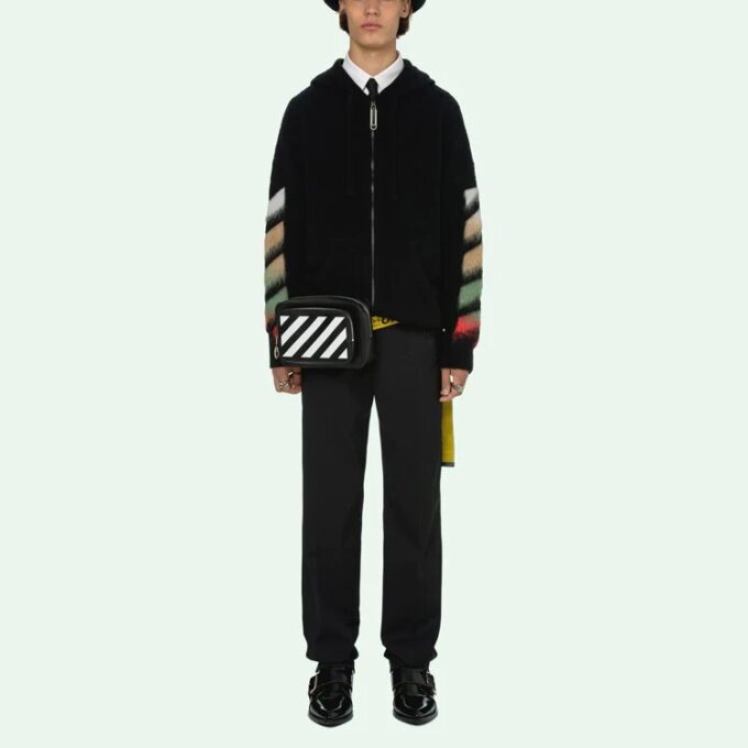 Off-White Men’ s SS21 Suede Stripe Black