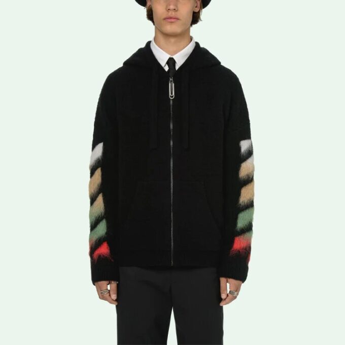 Off-White Men’ s SS21 Suede Stripe Black