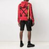 Off-White Men’ s SS21 Twill Printing Logo Loose Fit Red