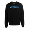 Off-White Men’ s SS22 Arrow Pattern Logo Round Neck Black