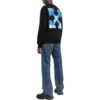 Off-White Men’ s SS22 Arrow Pattern Logo Round Neck Black