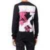 Off-White Men’ s SS22 Arrow Pattern Printing Long Sleeves Black T-Shirt