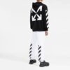 Off-White Men’ s SS22 Arrow Pattern Printing Loose Fit Autumn Black