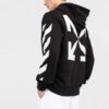 Off-White Men’ s SS22 Arrow Pattern Printing Loose Fit Autumn Black