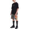Off-White Men’ s SS22 Arrow Pattern Printing Round Neck Pullover Short Sleeve Loose Fit Black T-Shirt
