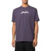 Off-White Men’ s SS22 Arrow Pattern Printing Round Neck Short Sleeve Loose Fit Purple T-Shirt