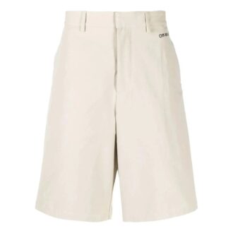 Off-White Men’ s SS22 Arrow Printing Bermuda Shorts Beige Off-White Men’ s SS22 Arrow Printing Bermuda Shorts Beige