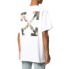 Off-White Men’ s SS22 Arrow Printing Loose Short Sleeve White T-Shirt