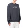 Off-White Men’ s SS22 Arrow Printing Round Neck Long Sleeves Gray