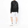 Off-White Men’ s SS22 Arrow Printing Round Neck Pullover Long Sleeves Wool Sweater Black