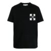 Off-White Men’ s SS22 Arrow Printing Short Sleeve Black T-Shirt
