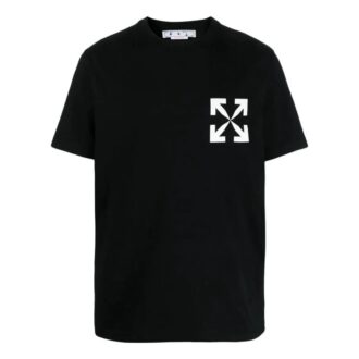 Off-White Men’ s SS22 Arrow Printing Short Sleeve Black T-Shirt Off-White Men’ s SS22 Arrow Printing Short Sleeve Black T-Shirt