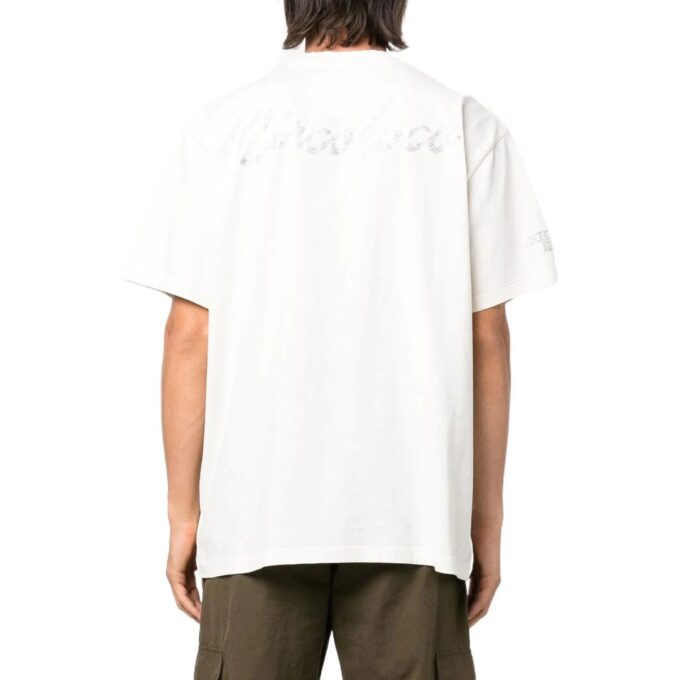 Off-White Men’ s SS22 Arrow Round Neck Short Sleeve White T-Shirt