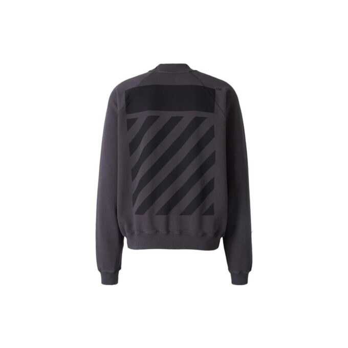 Off-White Men’ s SS22 Back Arrow Printing Pullover Autumn Gray