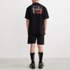 Off-White Men’ s SS22 Back Caravaggio Short Sleeve Loose Fit Black T-Shirt