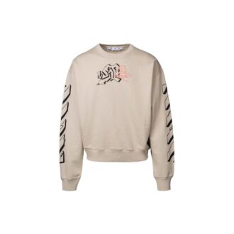 Off-White Men’ s SS22 Back Classic Logo Printing Round Neck Long Sleeves Ordinary Version Off-White Men’ s SS22 Back Classic Logo Printing Round Neck Long Sleeves Ordinary Version