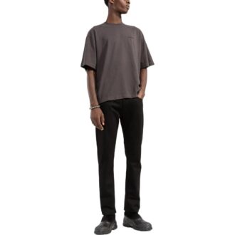 Off-White Men’ s SS22 Back Classic Logo Printing Round Neck Short Sleeve Ordinary Version Brown T-Shirt Off-White Men’ s SS22 Back Classic Logo Printing Round Neck Short Sleeve Ordinary Version Brown T-Shirt