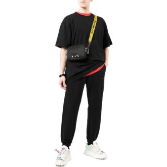 Off-White Men’ s SS22 Back Logo Printing Bundle Feet Sports Pants/Trousers/Joggers Black Off-White Men’ s SS22 Back Logo Printing Bundle Feet Sports Pants/Trousers/Joggers Black