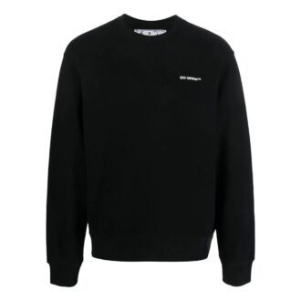 Off-White Men’ s SS22 Back Logo Printing Round Neck Long Sleeves Black Off-White Men’ s SS22 Back Logo Printing Round Neck Long Sleeves Black