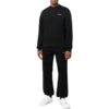 Off-White Men’ s SS22 Back Logo Printing Round Neck Long Sleeves Black