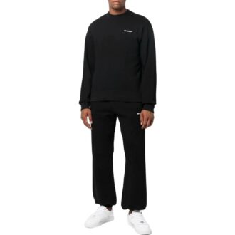 Off-White Men’ s SS22 Back Logo Printing Round Neck Long Sleeves Black Off-White Men’ s SS22 Back Logo Printing Round Neck Long Sleeves Black
