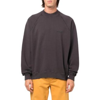 Off-White Men’ s SS22 Back Logo Printing Round Neck Pullover Long Sleeves Ordinary Version Dark Grey Off-White Men’ s SS22 Back Logo Printing Round Neck Pullover Long Sleeves Ordinary Version Dark Grey