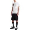 Off-White Men’ s SS22 Back Painting Printing Round Neck Short Sleeve White T-Shirt