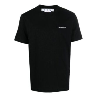 Off-White Men’ s SS22 Back Print Short Sleeve Black T-Shirt Off-White Men’ s SS22 Back Print Short Sleeve Black T-Shirt