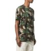 Off-White Men’ s SS22 Camouflage Pattern Round Neck Short Sleeve Version Green T-Shirt