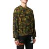 Off-White Men’ s SS22 Camouflage Printing Round Neck Pullover Version Green